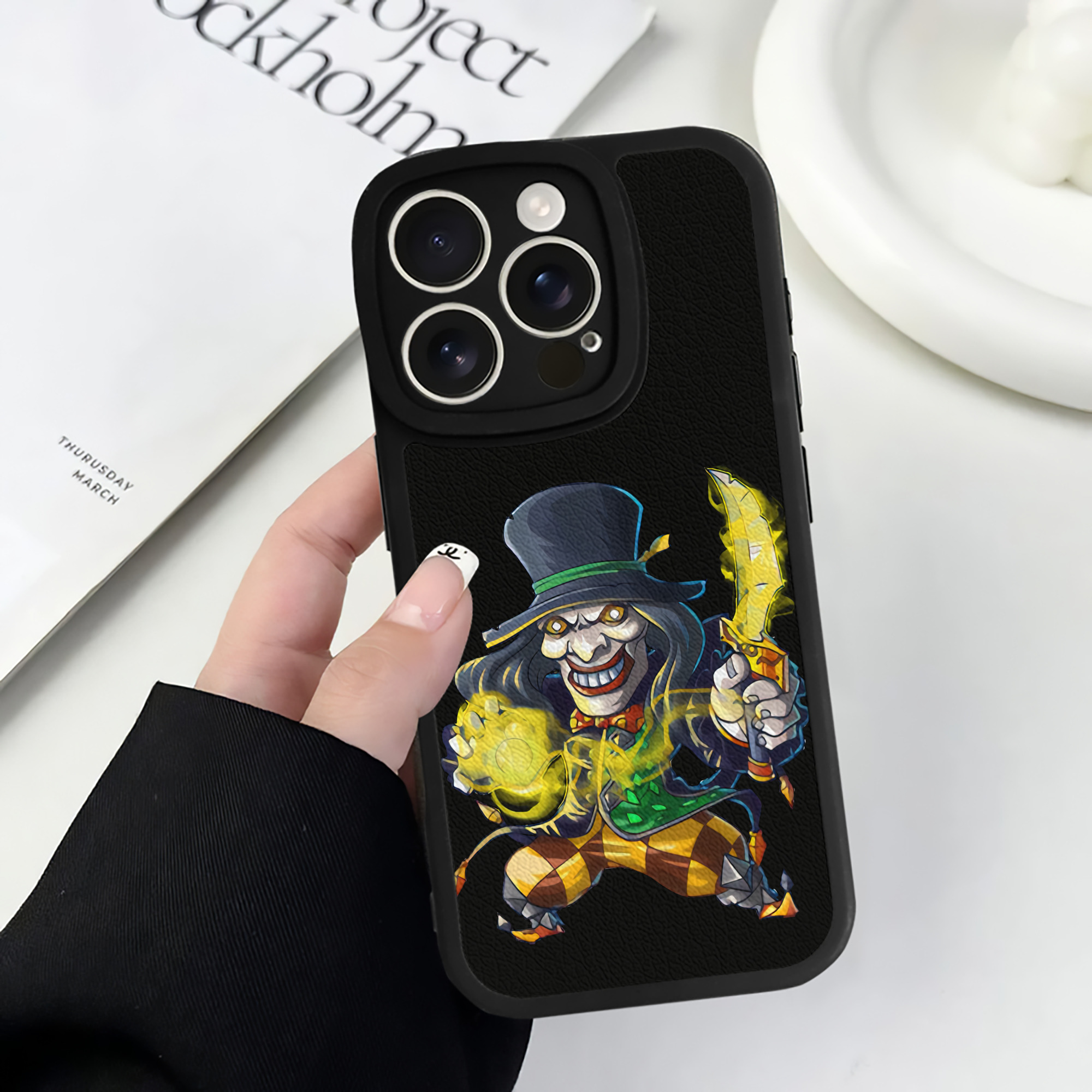 （画像用） リーグ・オブ・レジェンド League of Legends LOL 【iPhone 16シリーズ対応】シリコンスマホケース（レザー調） 材質：シリコン